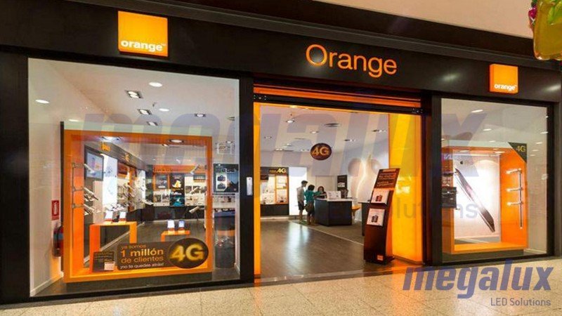 Orange opta por las ventajas de los LEDs de Megalux