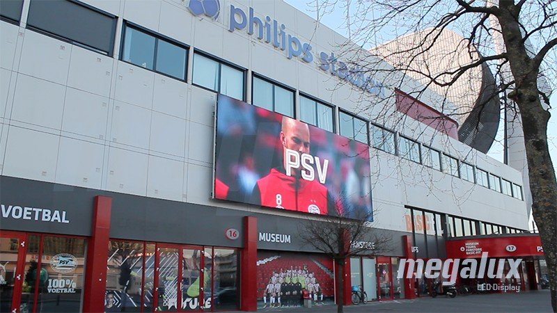 El Philips Stadion en Holanda, sede del PSV, elige Megalux para su nueva pantalla LED