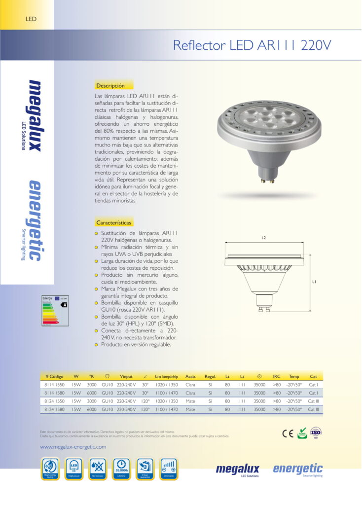 Ficha-LED-Reflector-AR111 220V