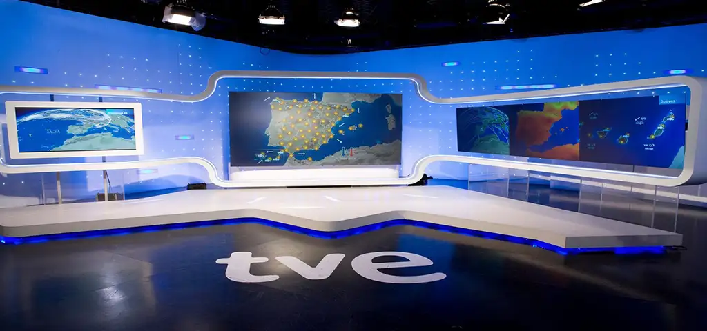pantalla led megalux en RTVE